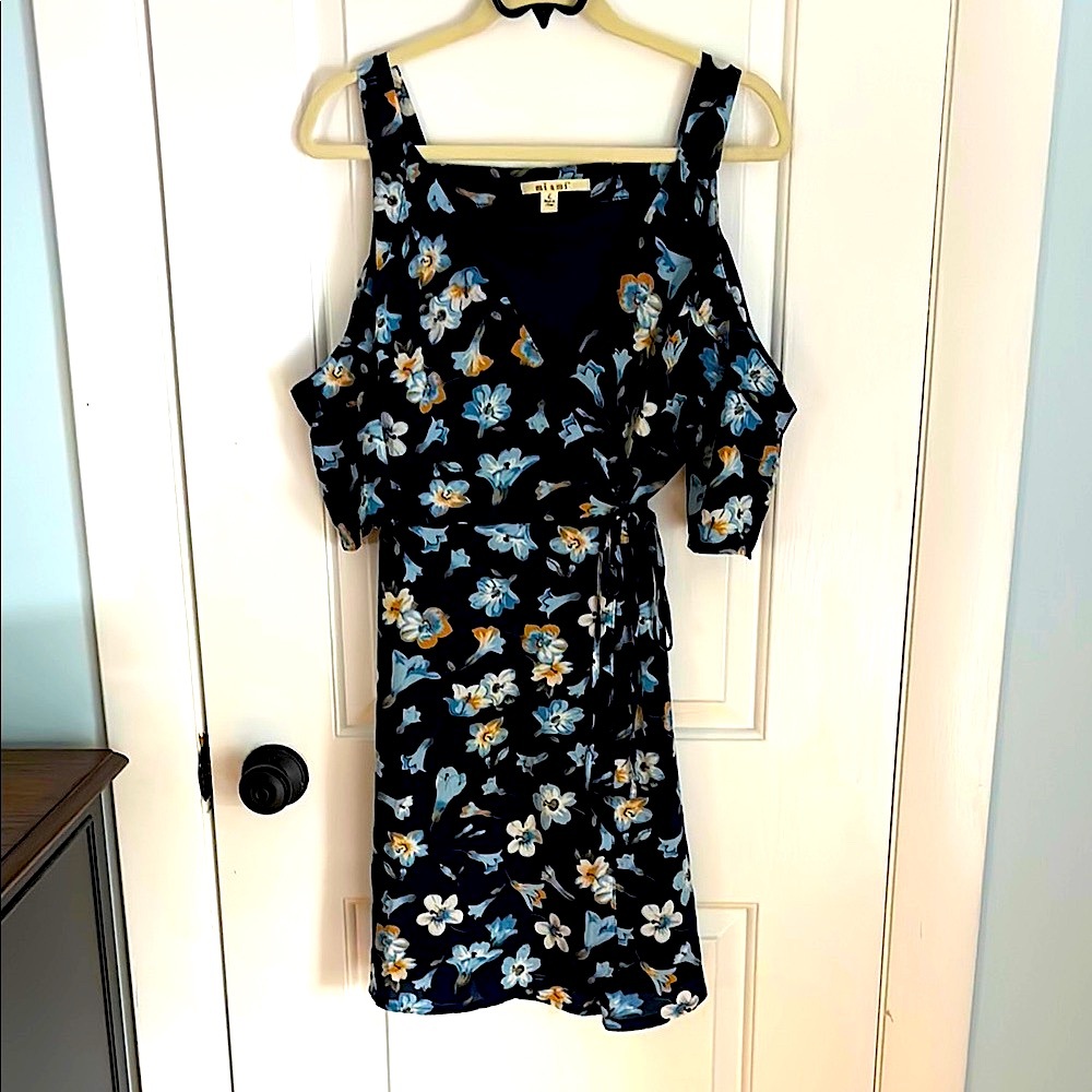 Floral Navy Dress